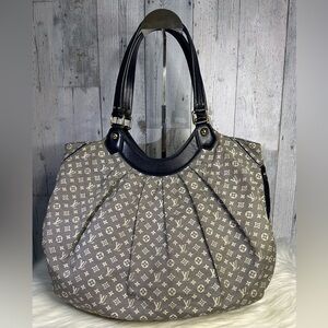 LOUIS VUITTON mini lin denim tote bag